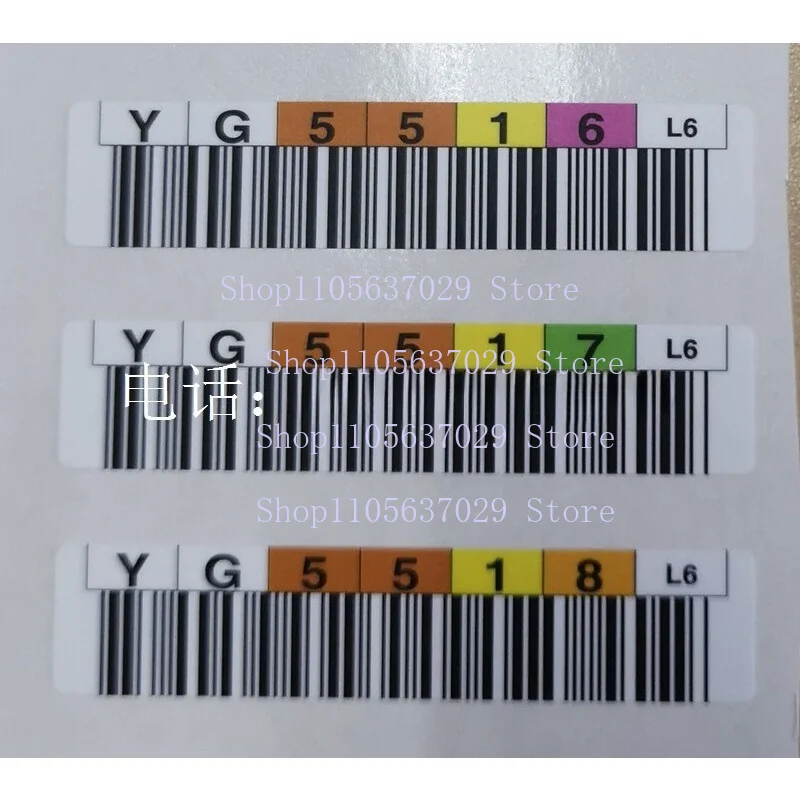 10pcs Original For IBM LTO6 barcode label for tape library identification code L6