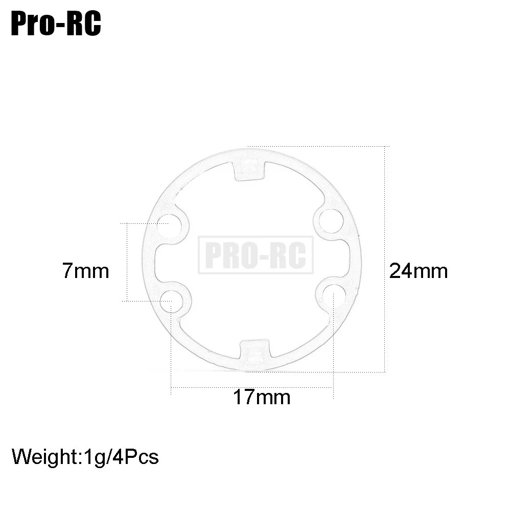 4 sztuk X pierścienie Diff Case uszczelka podkładki #5681 3978 5381 dla RC Car Traxxas 1/10 X0-1 Rustler Slash t-maxx Slayer Revo