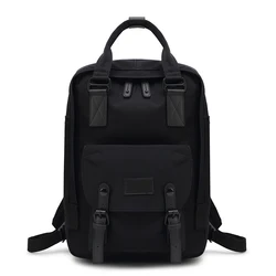 Mochilas femininas de 18l com vários bolsos, mochila escolar de nylon para meninos e meninas, mochila para laptop de 15,6 espaços