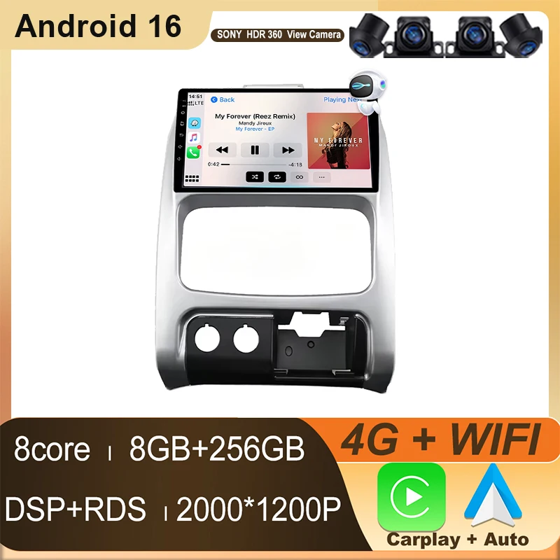 Car Radio For JEEP LIBERTY CHEROKEE 2001 2002 2003 2004 2005 2006 2007 Android Multimedia Player Carplay Auto Stereo Screen GPS