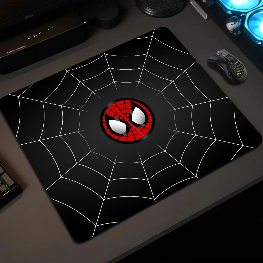 

Cool Superhero S-Spiderman Mousepad Small LockEdge Mouse Pad For Gamers Computer Desk Pad Anti-slip Rubber