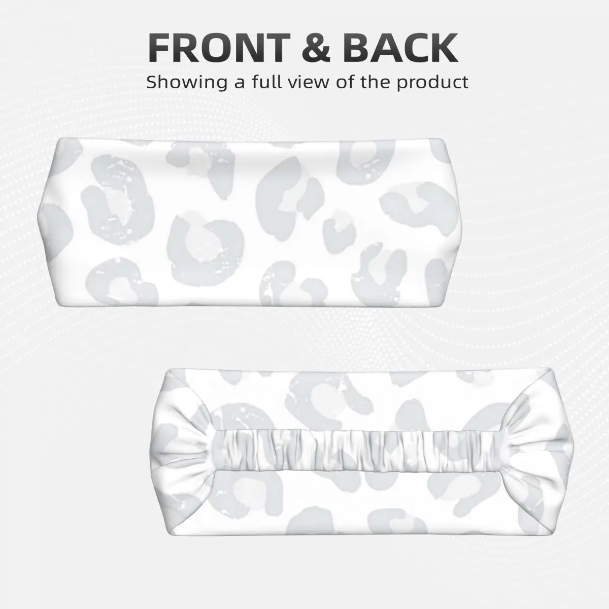 

Изготовленная на заказ повязка для мужчин и женщин с леопардовым принтом, впитывающая влагу спортивная повязка для тренажерного зала, йоги, бега