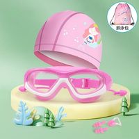 Fanceey Large Frame Children Swimming Goggles Waterproof Anti-fog Diving Goggles Boys and Girls Glasses Swimming Accessories
