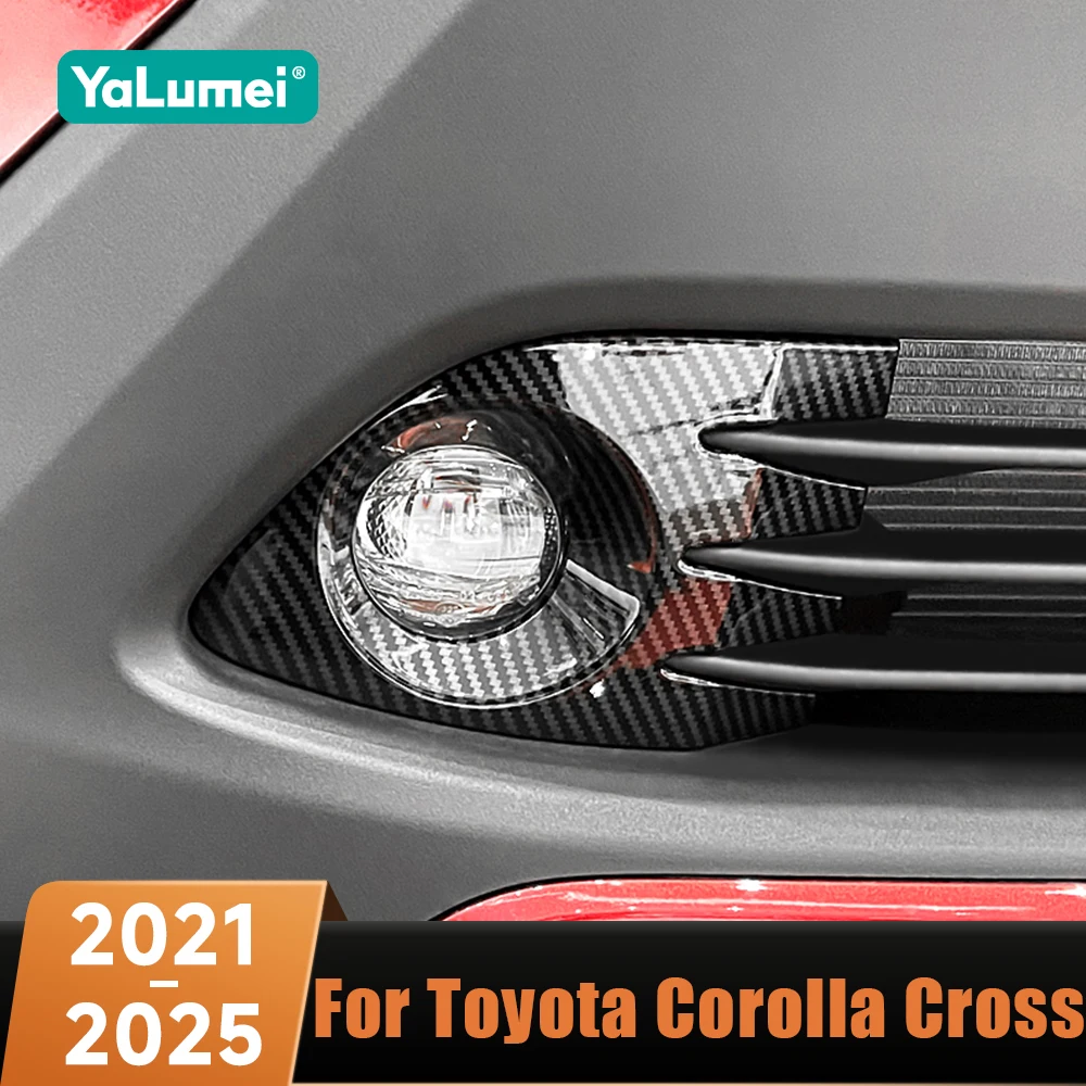

Передний бампер автомобиля, противотуманная фара, рамка, накладка на противотуманные фары, аксессуары для Toyota Corolla Cross XG10 2021 2022 2023 2024 2025 Hybrid
