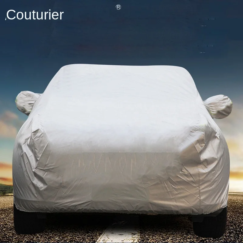 Bâches de voiture imperméables, protection complète universelle pour SUV, berline, neige, poussière,