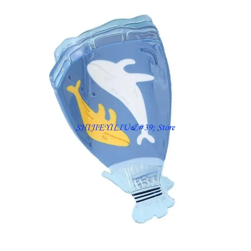

E21F Blue Hair Claw Clip Hair Claw Wide Adornment Large Clip Barrettes Headgear