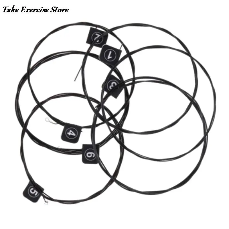 Or/Noir/Argent De Cordes Guitare Classique NX35-C Couleur Plaqué Couleur De Fil Nylon + 3% Polyester VENTE Chaude 6 pcs/lot