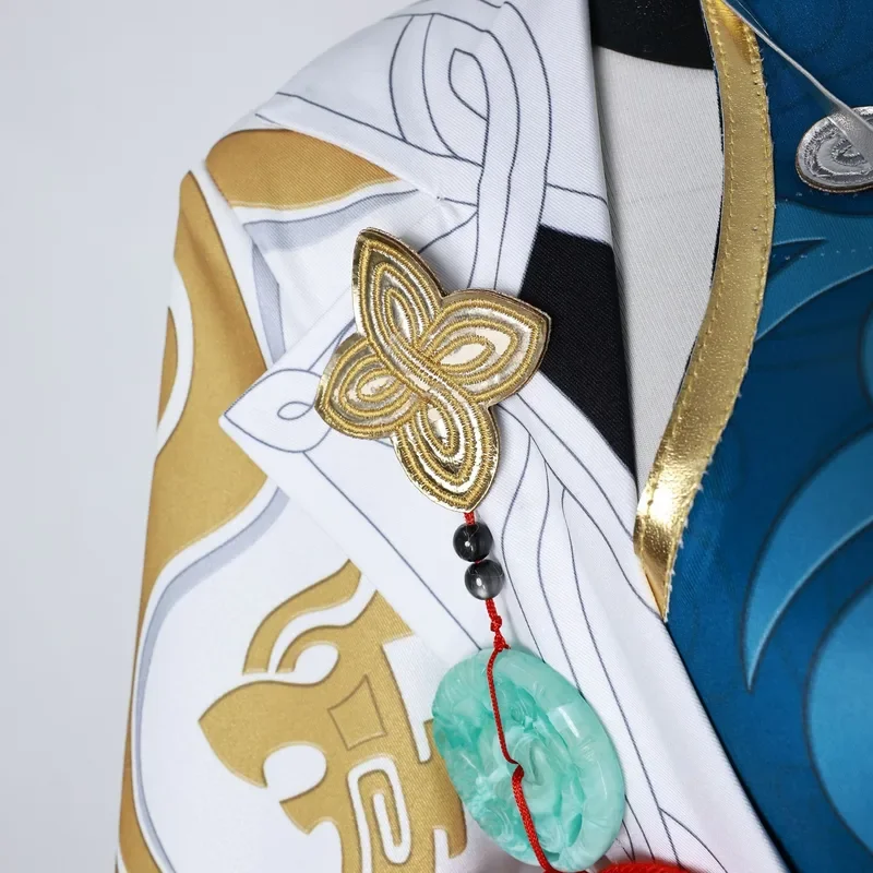 SN55In Stock Feixiao Cosplay Costume Outfit Honkai Star Rail Fei Xiao Cosplay Claw Fox Full Set Wig Shoes Props Halloween X$5Q@1