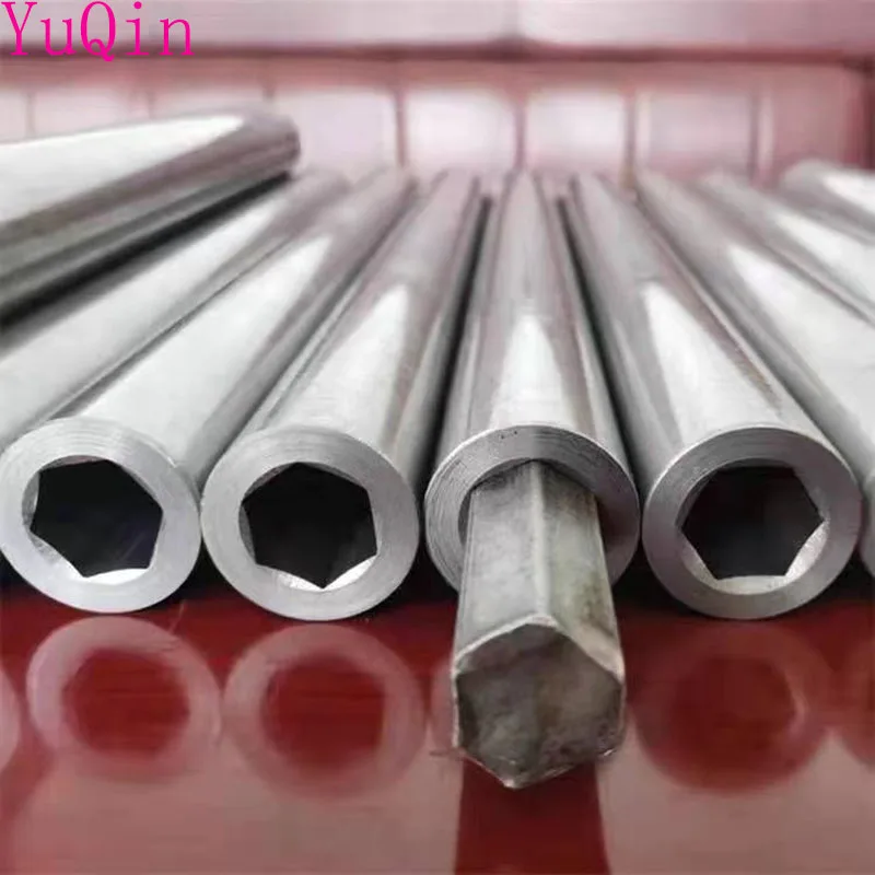 wholesale Inner hexagonal steel pipe Hexagonal shaft sleeve Tubing Carbon steel material transmission shaft tube