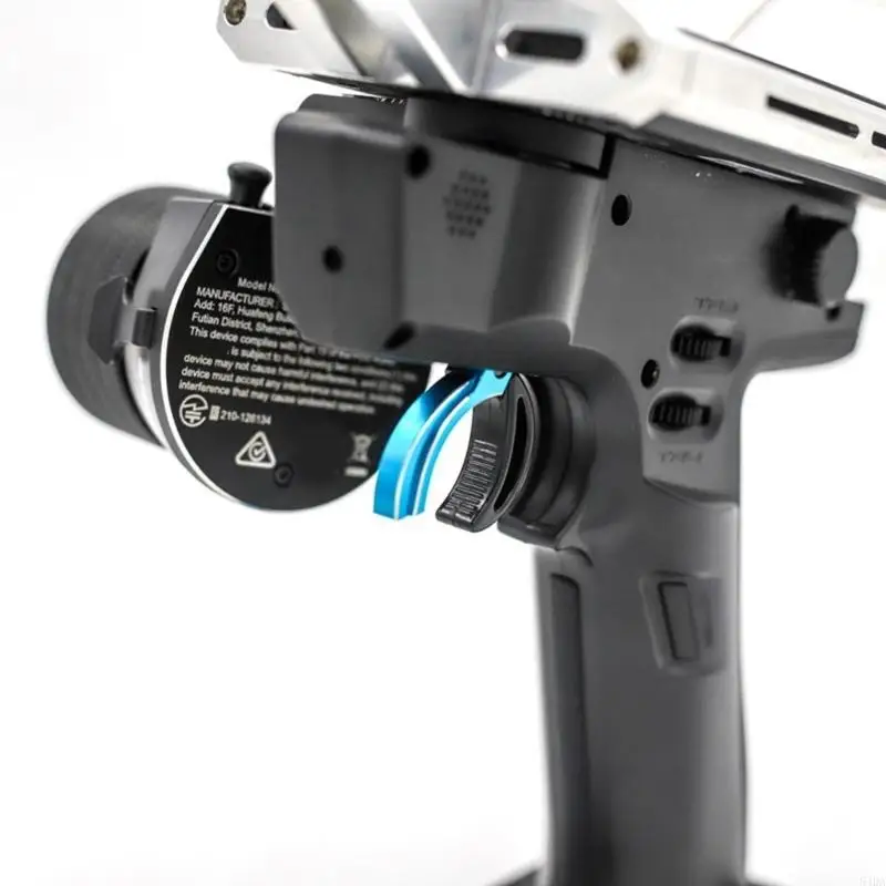 

54DA High Strength Alloy Throttle Grip With Easy Installation For Improved Remote Control Car Performances