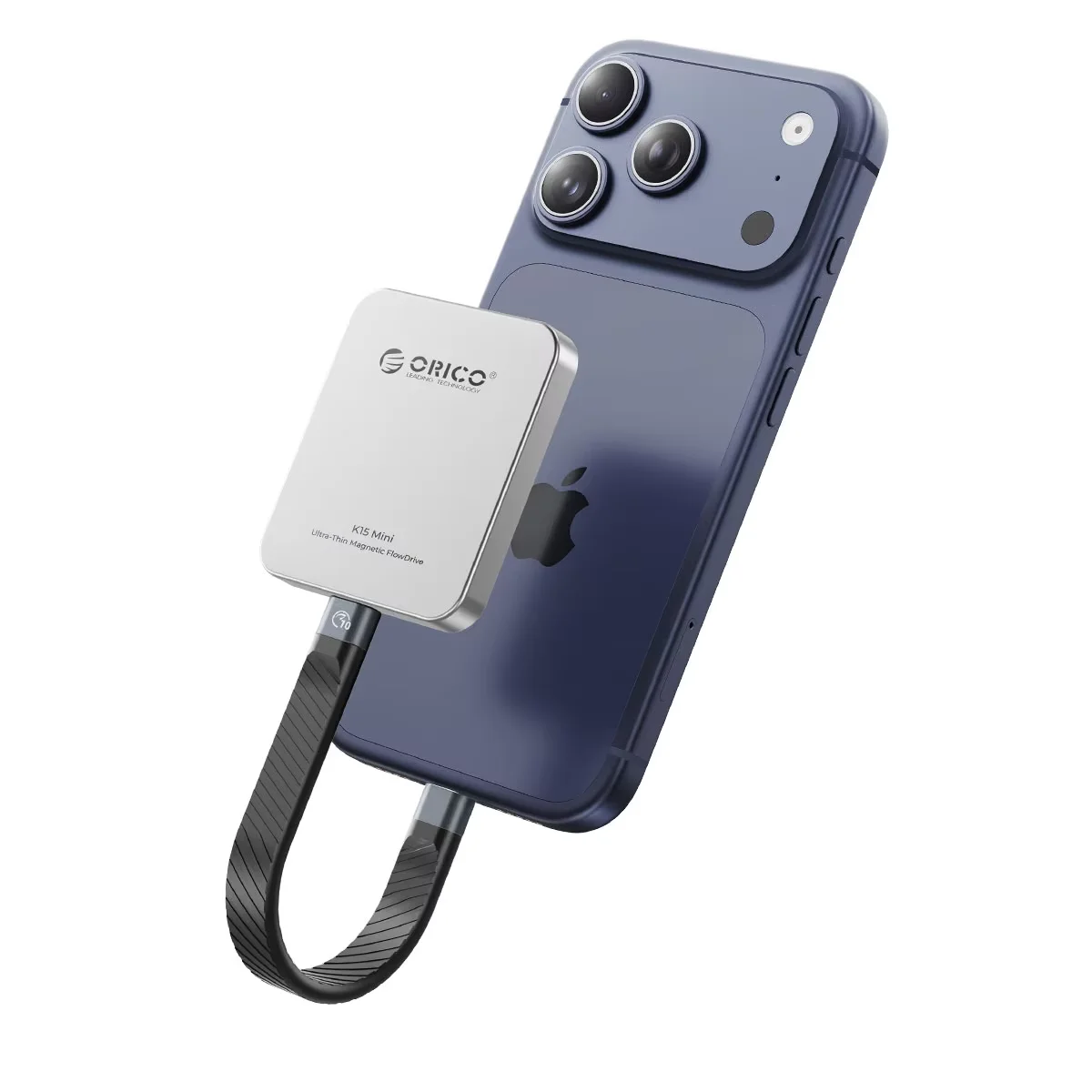 ORICO Ultradünne magnetische tragbare SSD mit bis zu 150 MB/s für iPhone 15 16 Serie Tablets Laptop Portable Solid State 32GB 64GB 128GB