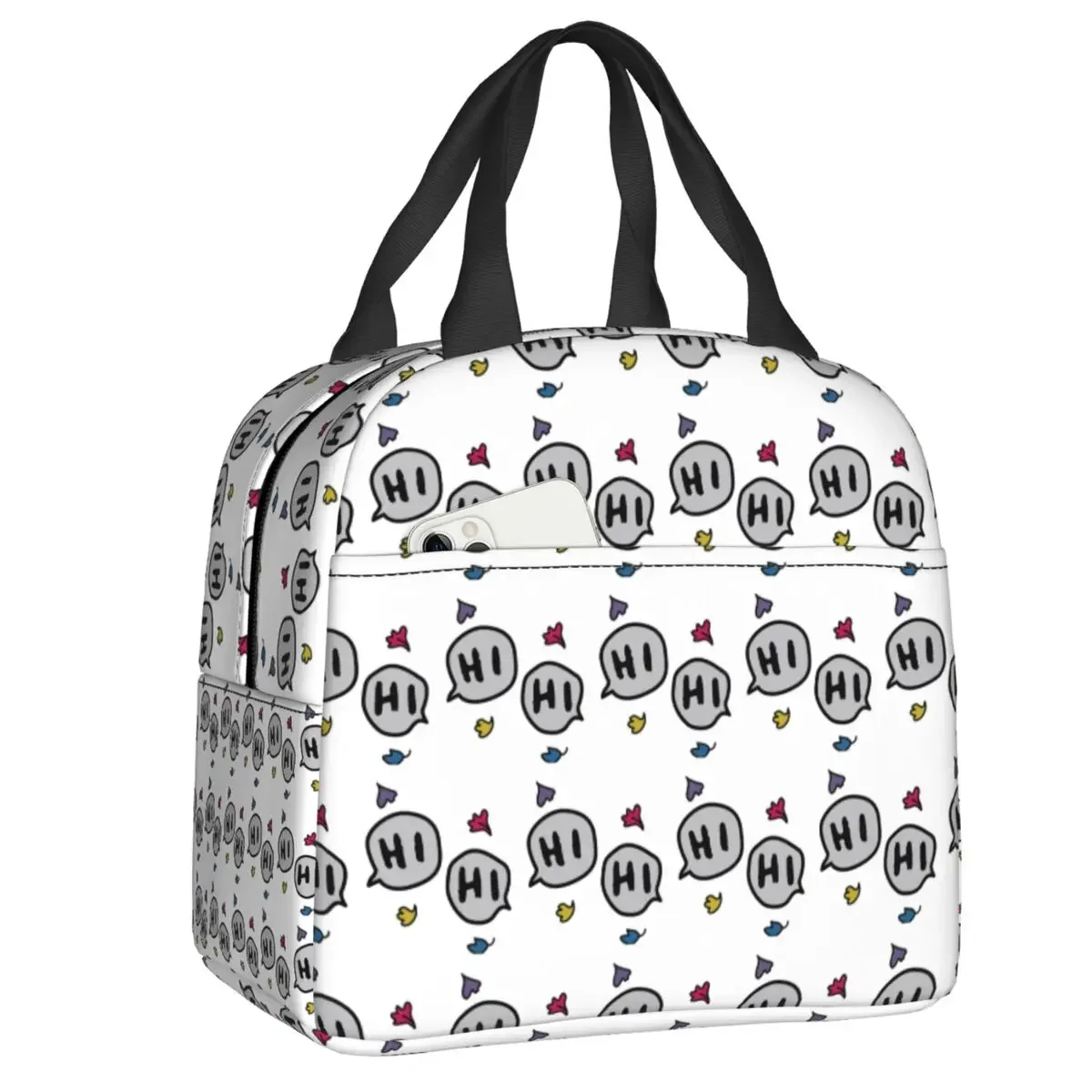 

Custom Hearstopper Hi Hi Insulated Lunch Bag for Women Waterproof Thermal Cooler Lunch Box Office Work School