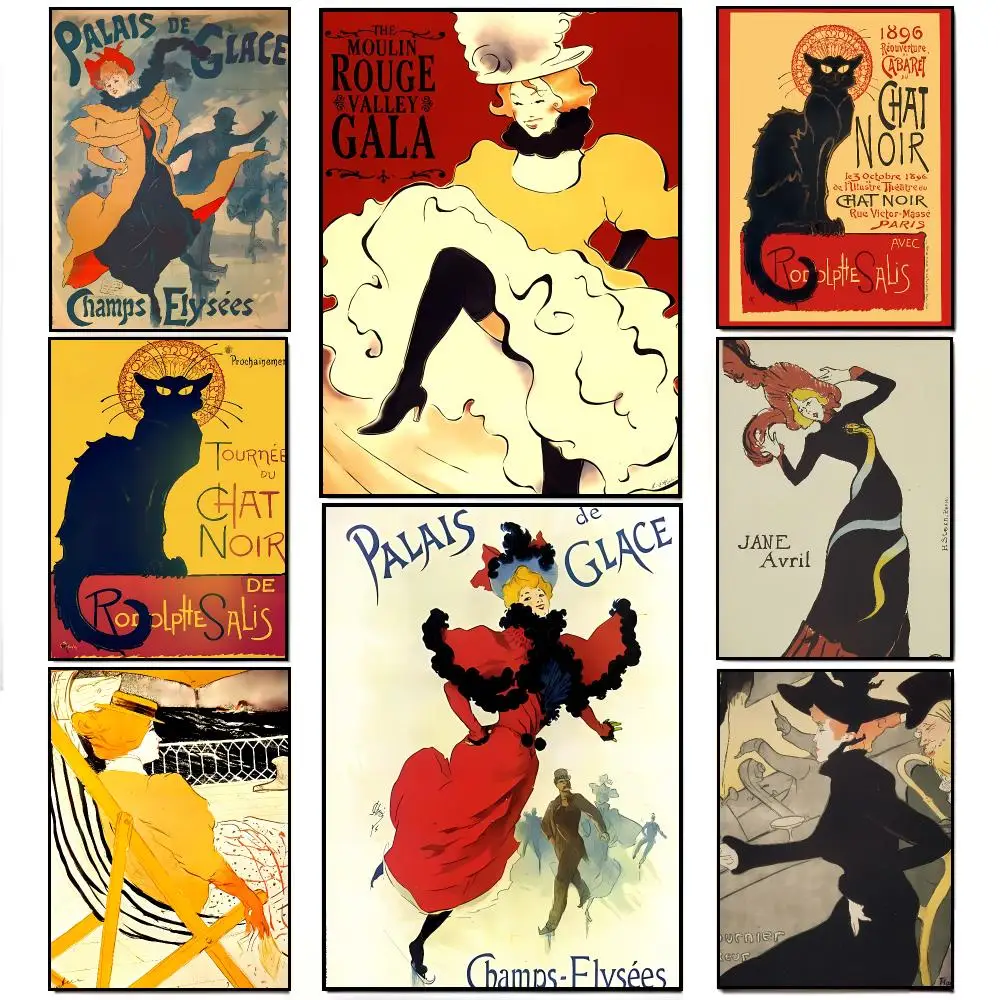 Classic Artist H-Henri de Toulouse-Lautrec Poster Elegant Indoor Artwork Design & Contemporary Home Decor