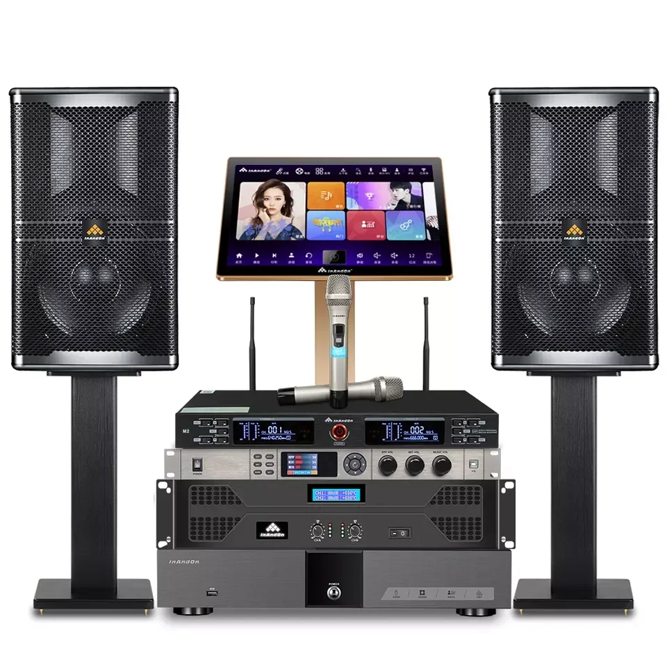 

High Quality KV-V5 InAndOn Professional Karaoke System with WiFi Touch Screen 2TB Chinese Karaoke Machine KTV Karaoke Player Set