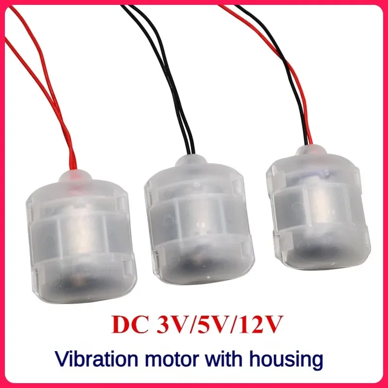 Micro 260 Vibration Motor DC3-12V with Plastic Case Shell 5000RPM for Electric Massager Vibrating Frog Feeder Strong Vibrator