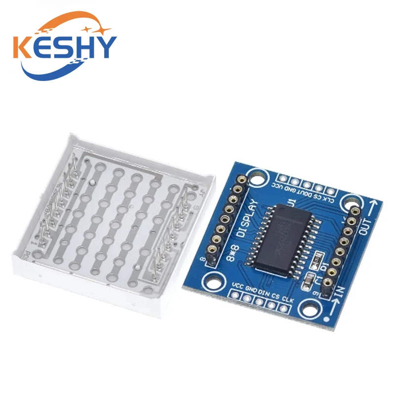 MAX7219 moduł matrycy punktowej moduł mikrokontrolera moduł wyświetlacza gotowe towary, mogą być razem do programowania arduino — zdjęcie produktu 3
