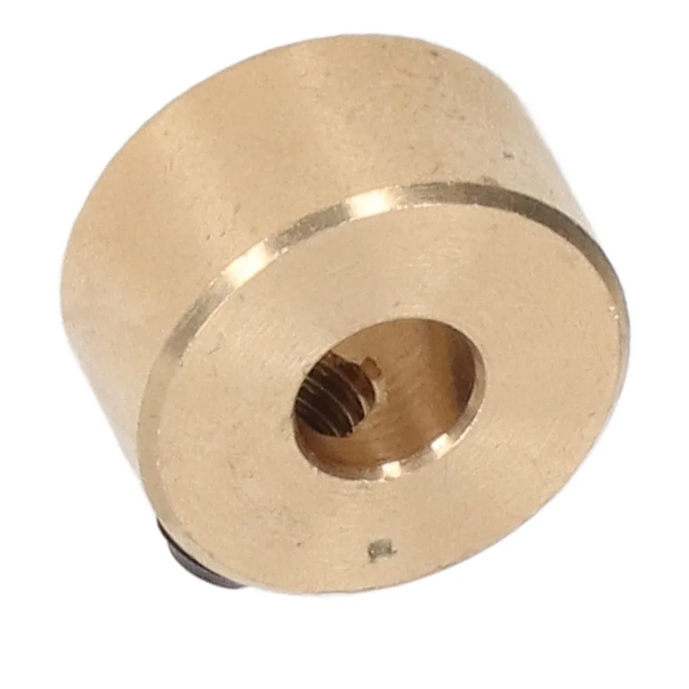 Adjustable Brass Material Drill Stop Collar Yellow Shaft Positioner Brass Drill Bit Depth Stop Collar Woodworking