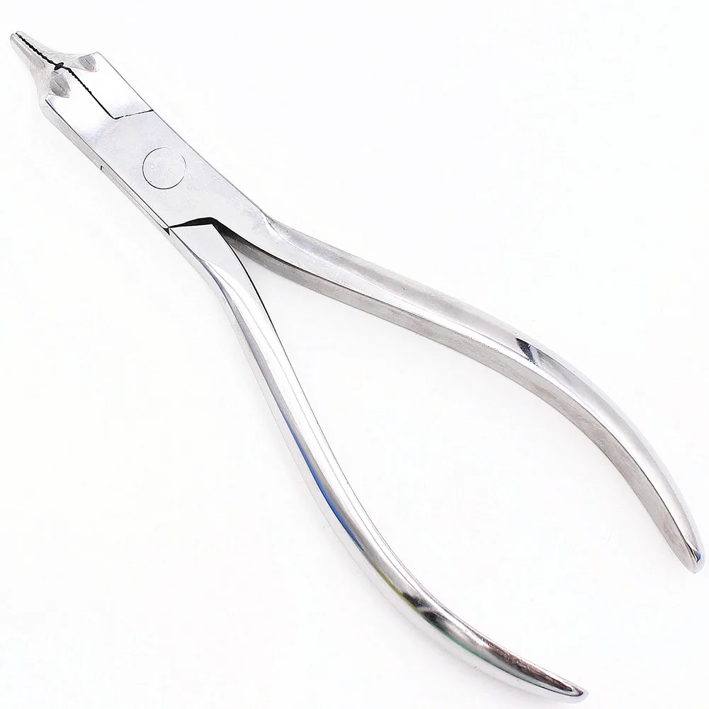 1 dental orthodontic forceps for bending metal wires to form a needle arch support ring, bending clasp, and cutting steel wire