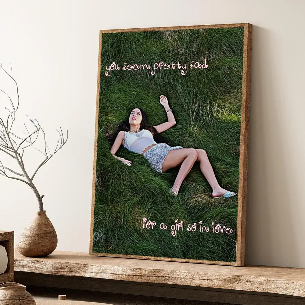Sängerin O-Olivia R-Rodrigo Poster Moderne Ästhetische Wandkunst Druck Trendiges Schlafzimmer Wohndekor Geschenk – Detail 14