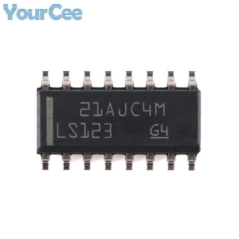 5pcs SN74LS123 SN74LS123DR SOIC-16 Monostable Multi-Harmonic Oscillator Chip IC Integrated Circuit