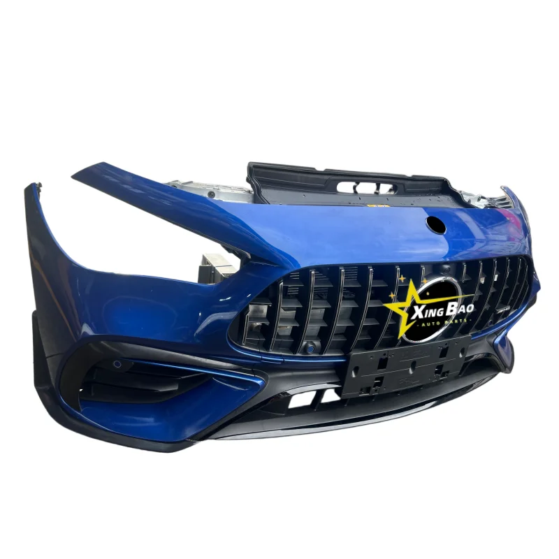 Complete Front Bumper Kit and Radiator, Suitable for Mercedes-CLE 53 W236 - Bolt-On Universal Accessories Upgrade