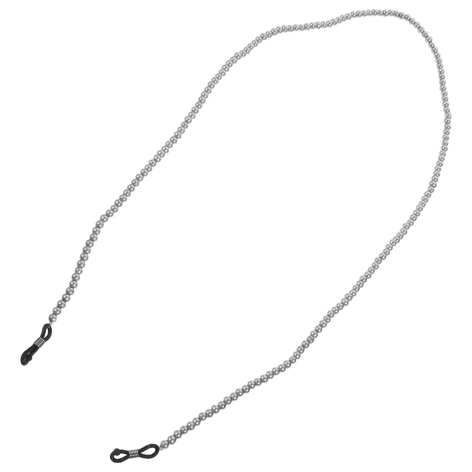 

Pearl Chain Silver Gray Eyeglasses Rope Classic Pearl Shape Suitable for All Ages Keep Glasses in Place Reduce Loss Not Easy to