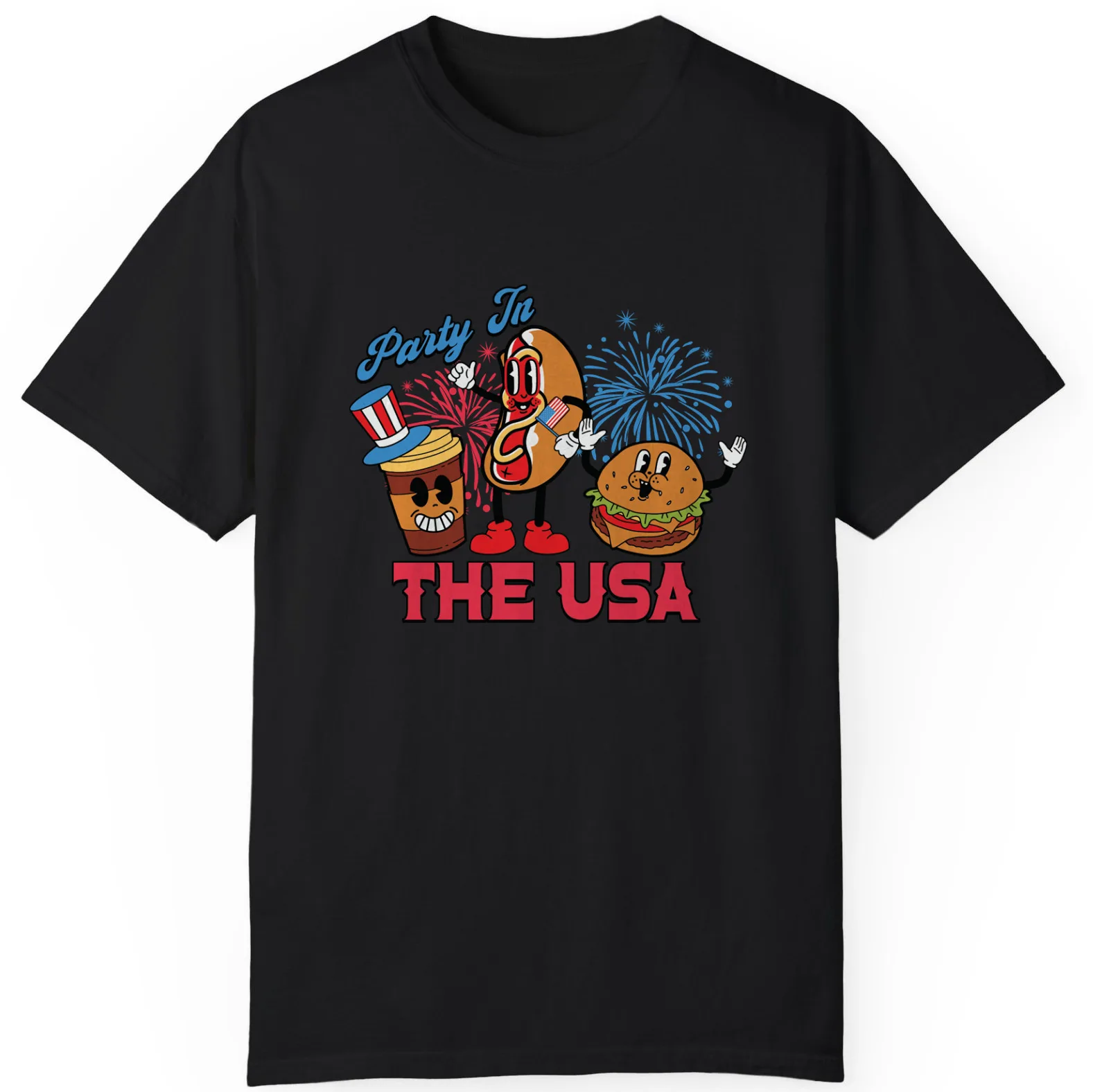 

Party In The USA Adorable Gift For Independence Day Unisex T-Shirt S-5XL