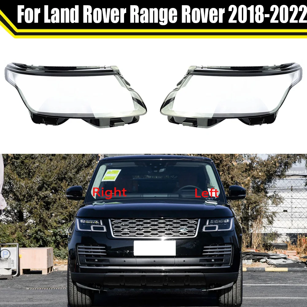 

Protection Shell Transparent Headlight Housing Lens Clear Cover Lampshade For Land Rover Range Rover 2018 2019 2020 2021 2022