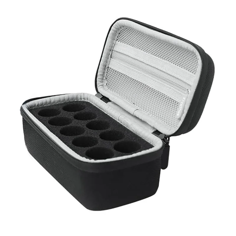AT44-Caja protectora de vial de insulina con 10 ranuras, bolsa organizadora de viales de insulina para diabéticos, estándar, 1Ml, 3Ml, 5Ml, 10Ml
