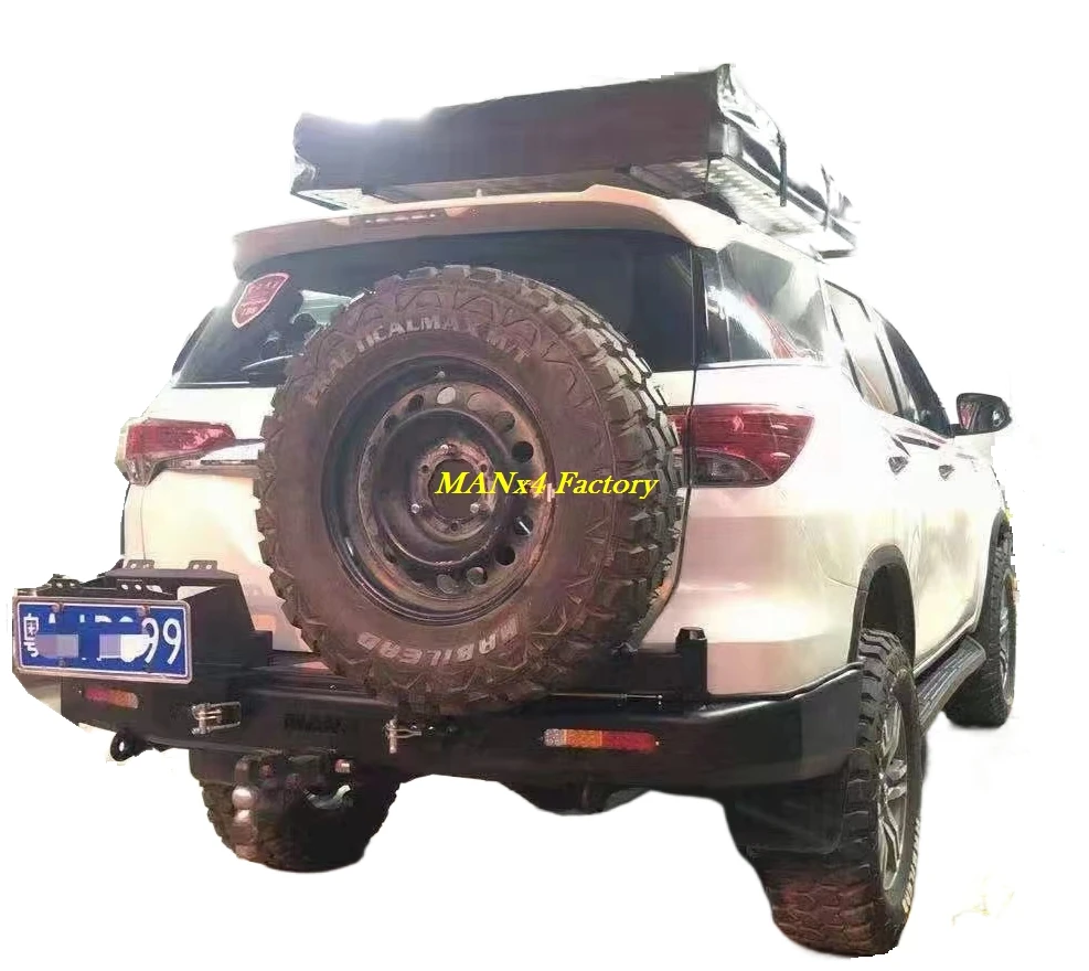 

TOP Off-Road Steel Rear Bumper for Toyota Fortuner 05+ AN50 AN150
