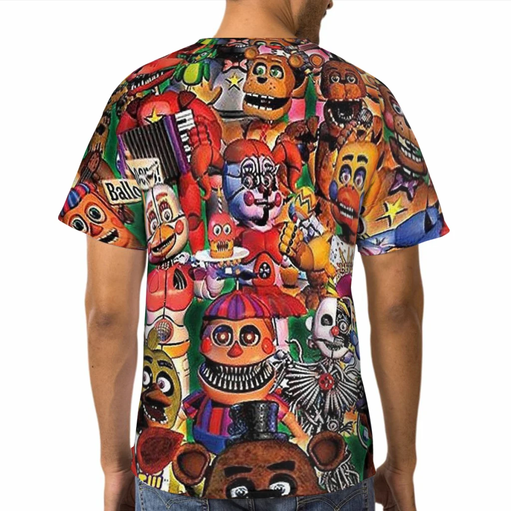 FNAF Game Unique Polyester TShirt  Top Quality New Design Thin T Shirt Stuff