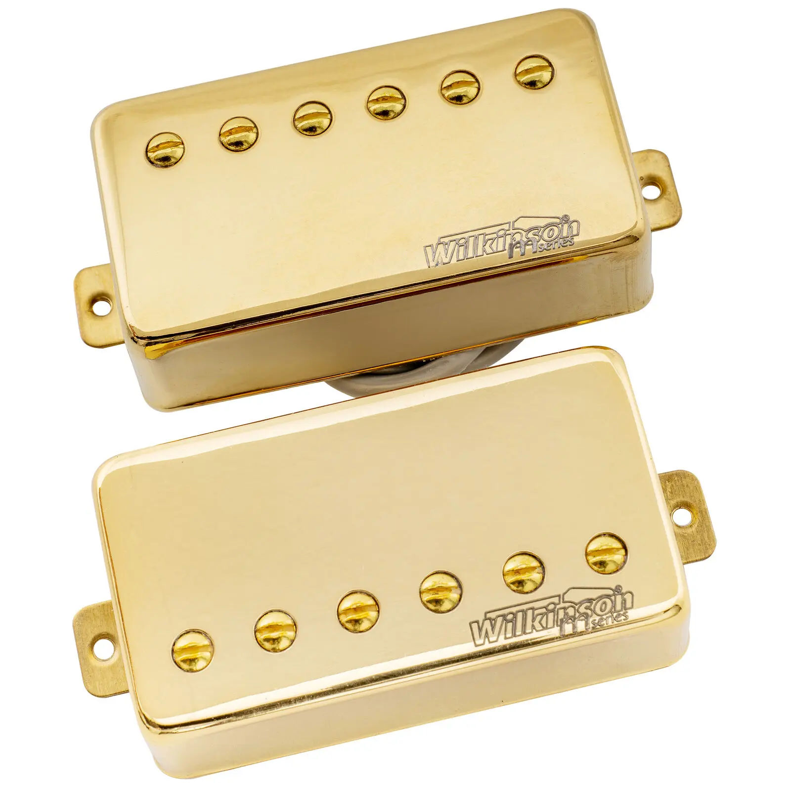 

Wilkinson Classic Tone Gold Ceramic PAF Humbucker Pickup Set For Les Paul Guitar