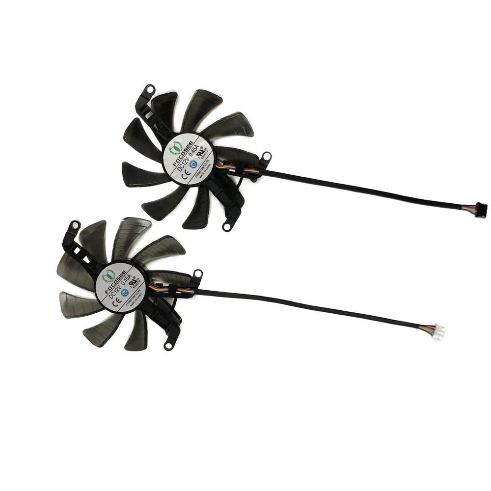 2Pcs/Set,Video Card Fan,T129215SU,FY09015M12LPA,Graphics Cooler,For GALAX RTX3050 Snapdragon,For GALAX RTX 3060 Ti Snapdragon FG