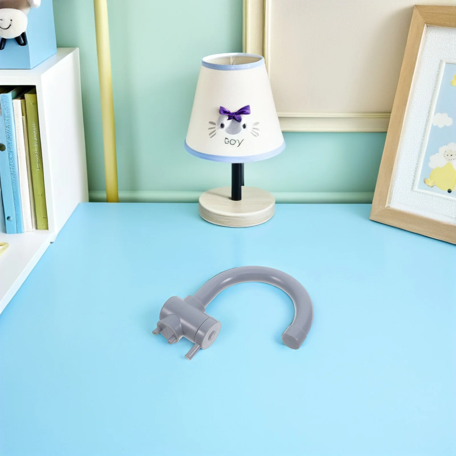 4-delige speelgootsteenset voor kinderen Realistische kraan Fantasiespel Gemakkelijk schoon te maken Accessoires voor voorschoolse rollenspel Plezier