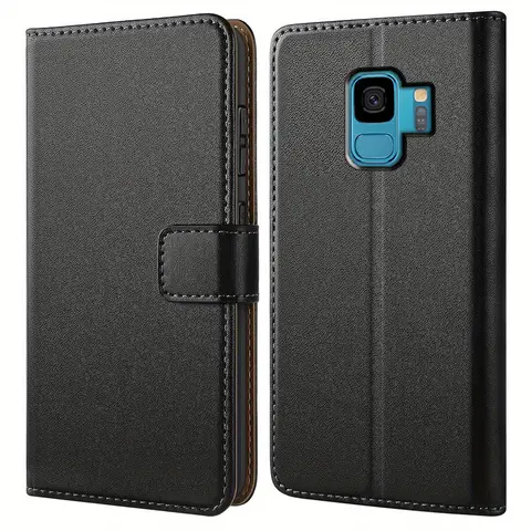 For Samsung Galaxy S4 S5 S6 S7 Edge Mini Galaxy S8 S9 S10 Plus Lite Wallet Case with Kickstand PU Leather Flip Phone Case Cover