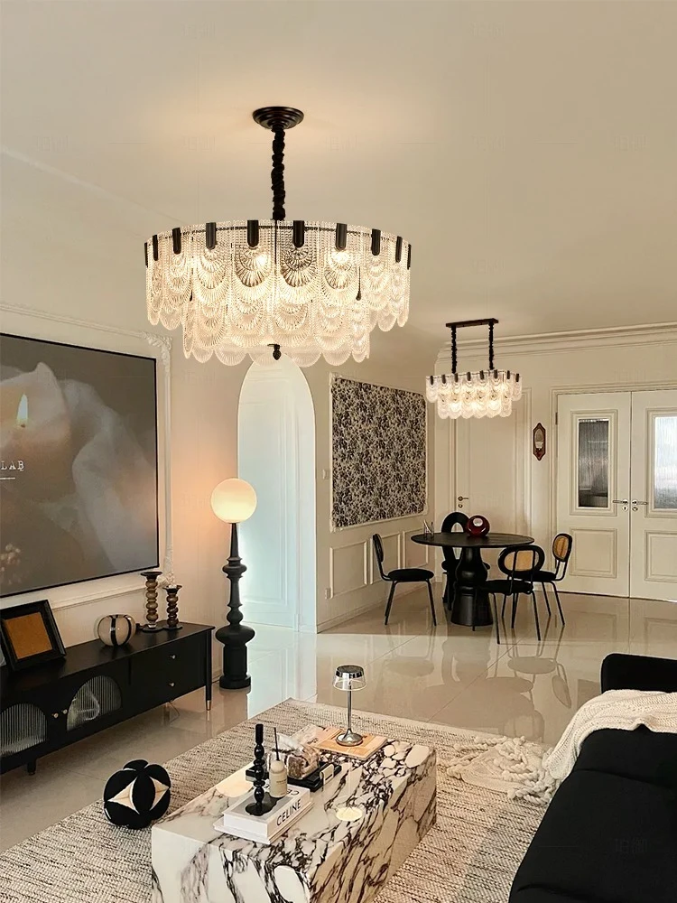 الحديثة الفرنسية نمط Led كريستال الثريا ديكور المنزل غرفة المعيشة غرفة نوم غرفة الطعام المطبخ أضواء الثريا تركيبات