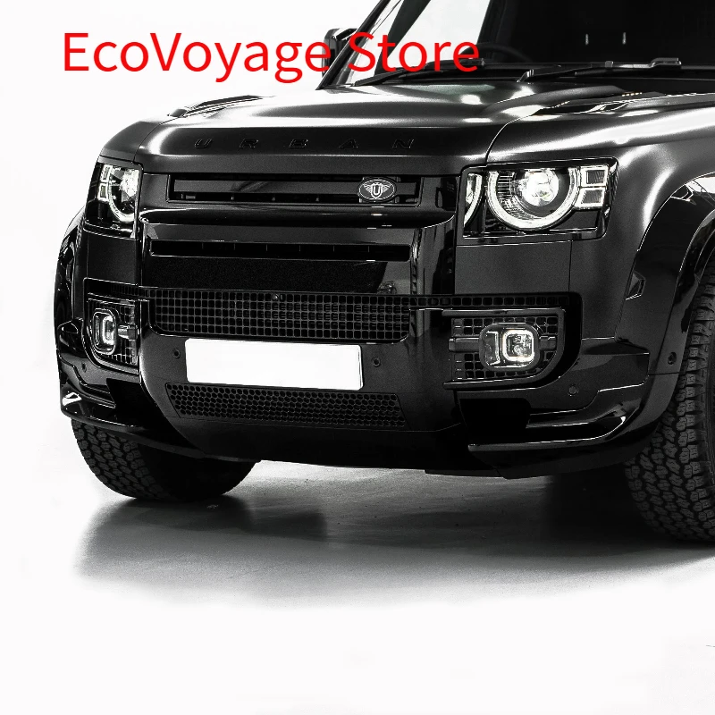 

Для LAND ROVER Defender L663 2020-2024 90 110 130 светодиодные противотуманные фары дневного света DRL крышка гриля