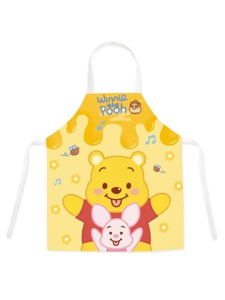 Disney Winnie l'ourson tablier unisexe cuisine cuisson ménage nettoyage Tablier dessin animé tablier adultes enfants jardin bavoirs cadeau