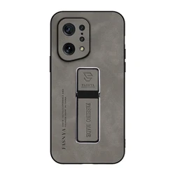 Leather Case Magnetic Holder Leather Phone Case For OPPO Find X5 Lite X5 Pro Soft Silicone Shockproof Stand Protect Back Cover