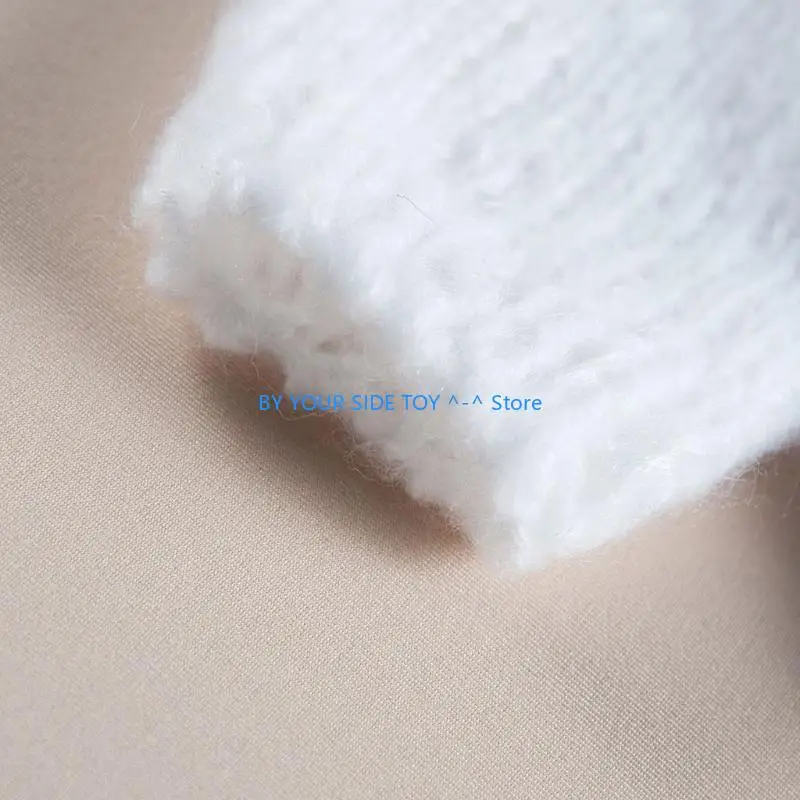 1 مجموعة محبوك قبعة الطفل رومبير مجموعة الوليد التصوير الدعائم الزي الرضع صور اطلاق النار الملابس U6XE