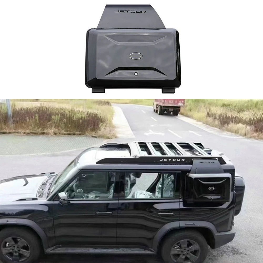 

Car 4x4 Off-road Rear Window Modification Kit ABS Side Backpack For CHERY JETOUR Traveler 2023 2024 Side Toolbox Schoolbag