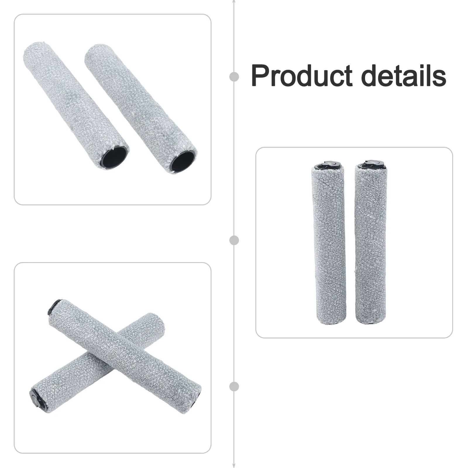 

Robot Vacuum Brush Roller Brush Home Cleaning Snap-in Installation Effective Dirt Pickup Efficient Cleaning Brush