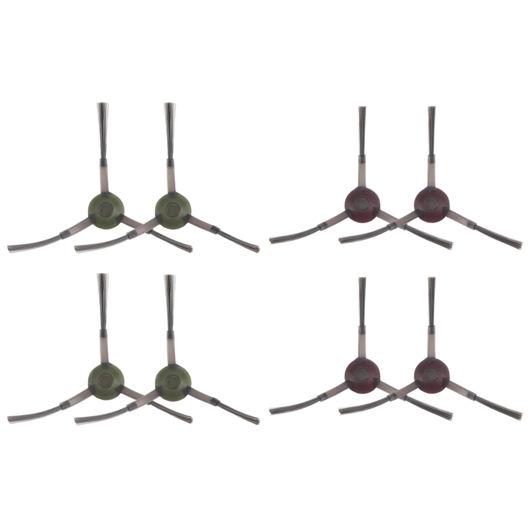 فرشاة جانبية لـ ECOVAC DEEBOT ، OZMO T9 ، T9 ، AIVI ، T8 MAX ، T8 POWER ، T8 AIVI ، N8 PRO ، ملحقات مكنسة كهربائية روبوت ، 8 *