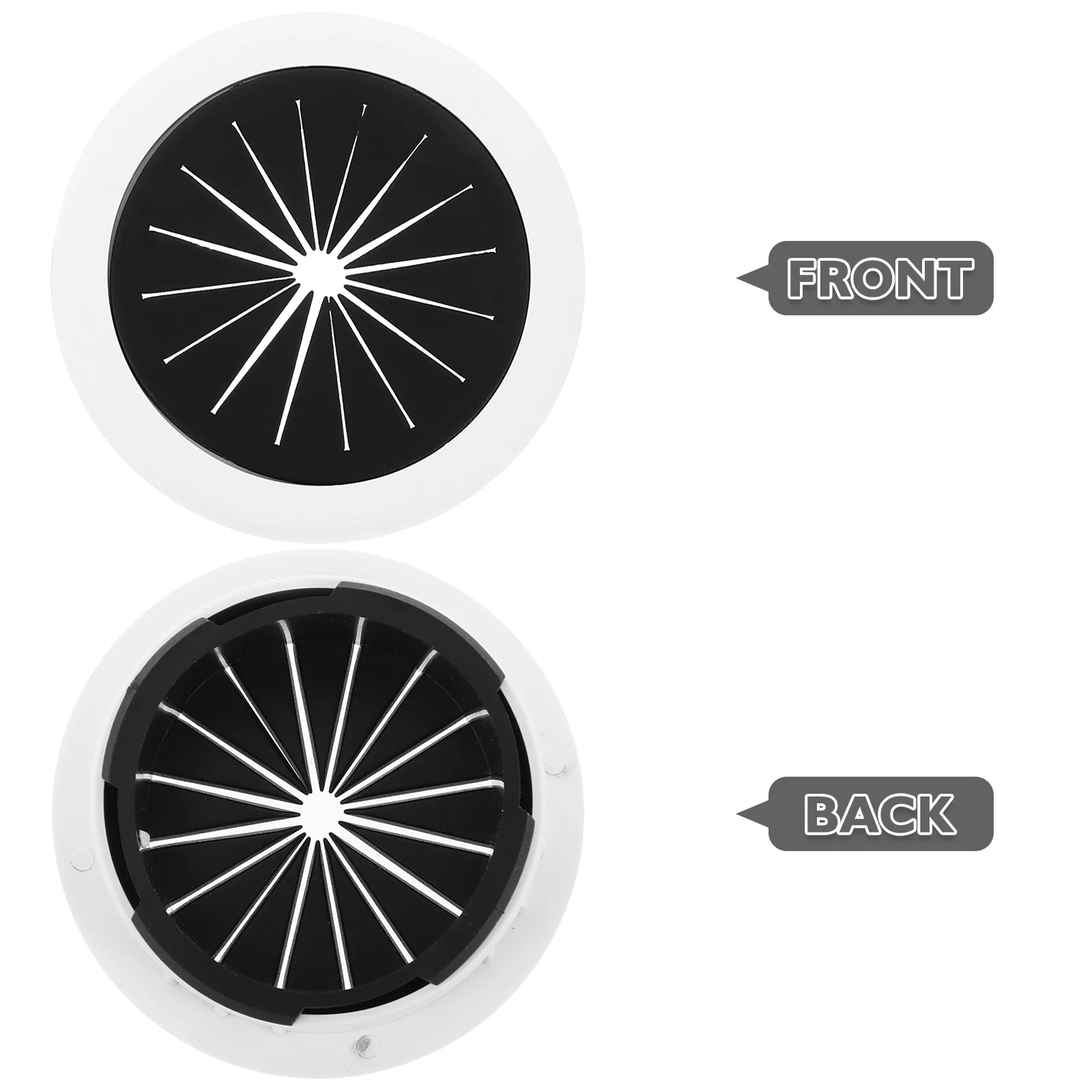10 قطعة كابل مكتب مستدير جروميت غطاء ثقب بلاستيكي سطح المكتب سلك ثقب المنظم طاولة مكتبية إدارة الكبلات سلك مرن الحبل #2