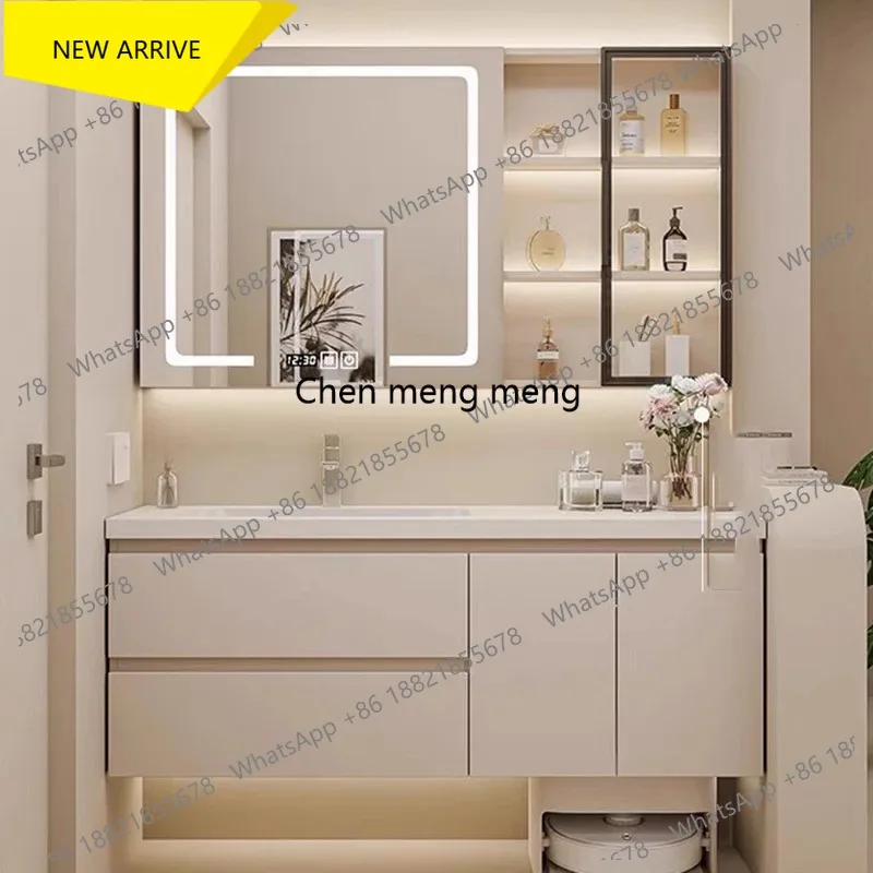 G153 Modern Wooden Bathroom Cabinet Organizer Drawers Storage Shelf Bathroom Cabinet Vanity Luxury Mobile Per Bagno Home Furnitu