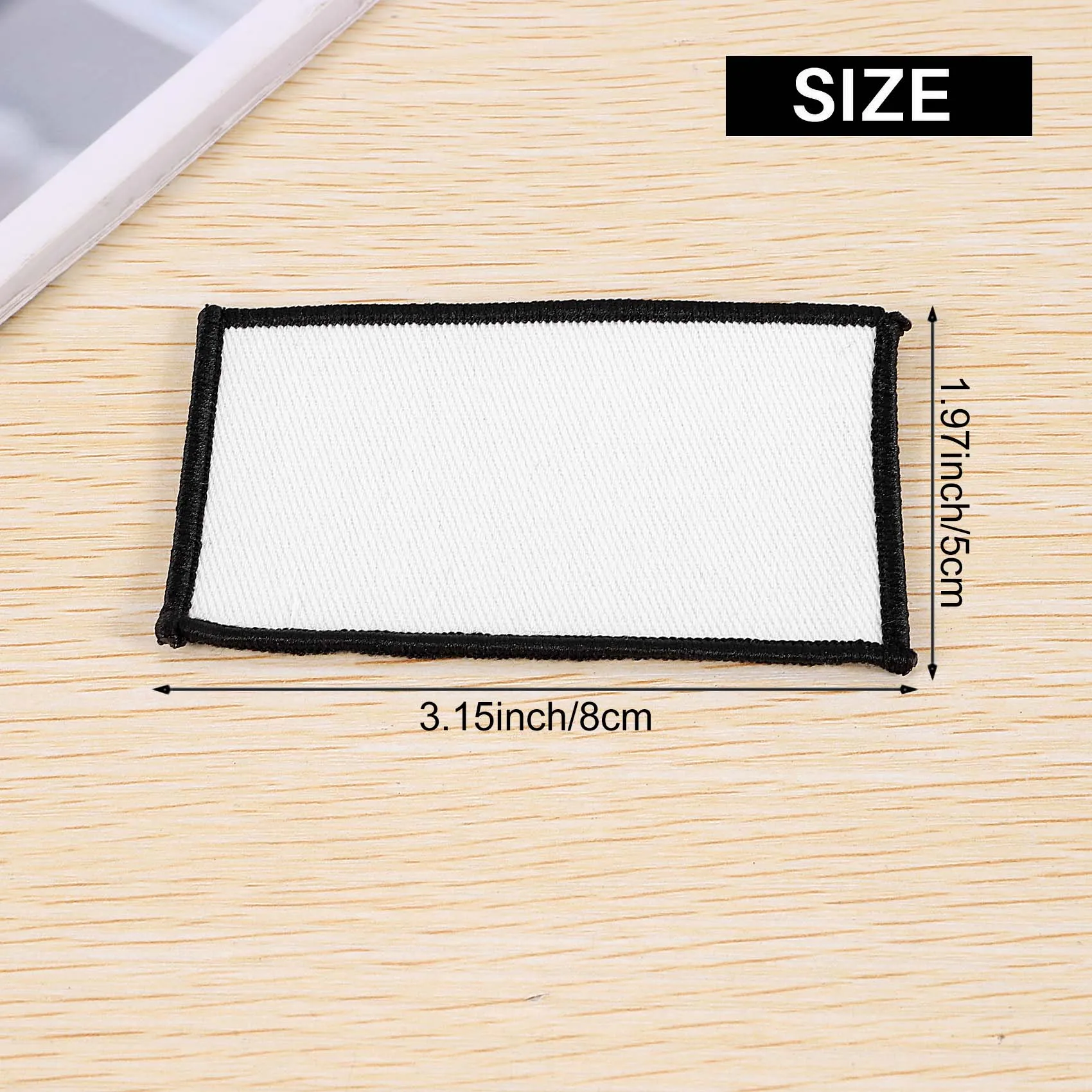 X11AA 18 Sublimation Decorative Blank Products, Fabric Ironing Custom Patches, DIY Personalized Clothes Patch Backpack Hat Bag