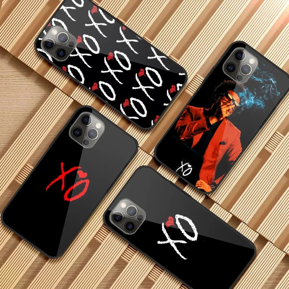 Weekend XO Mobile Cell Phone Case for iPhone 15 14 13 12 11 XS X 8 7 6 Plus Mini Pro Max SE 2022 PC Glass Phone Cover Funda