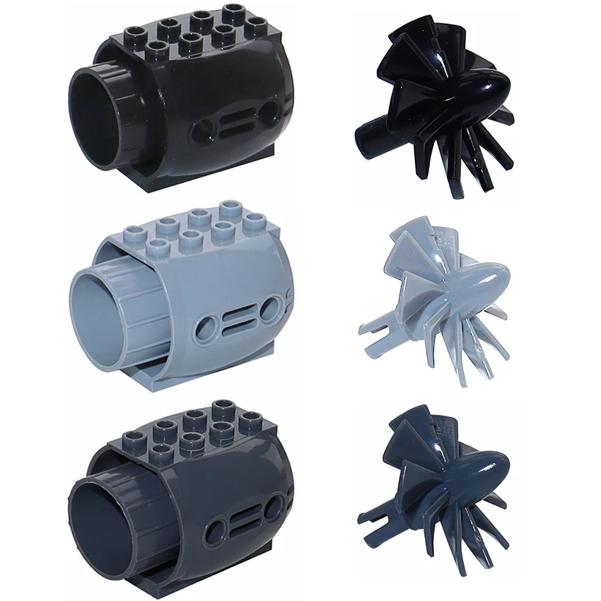 

Building Blocks Technology Parts 43121 4x5x3 Aircraft Engine Large Engine MOC Part 18753 43122 46667 Educational Technical Brick