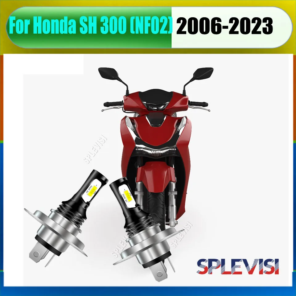 

H4 HB2 LED Whtie Headlight Lamp - perfect works in various weather conditions For Honda SH 300 (NF02) 2006 2007 2008 2009-2023