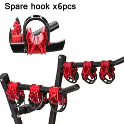 6Pcs Hitch Mount Bicycle Rack Durable Rubber Bicycle Rack Cycling Hanger Hitch Mount Bike Holder for Truck